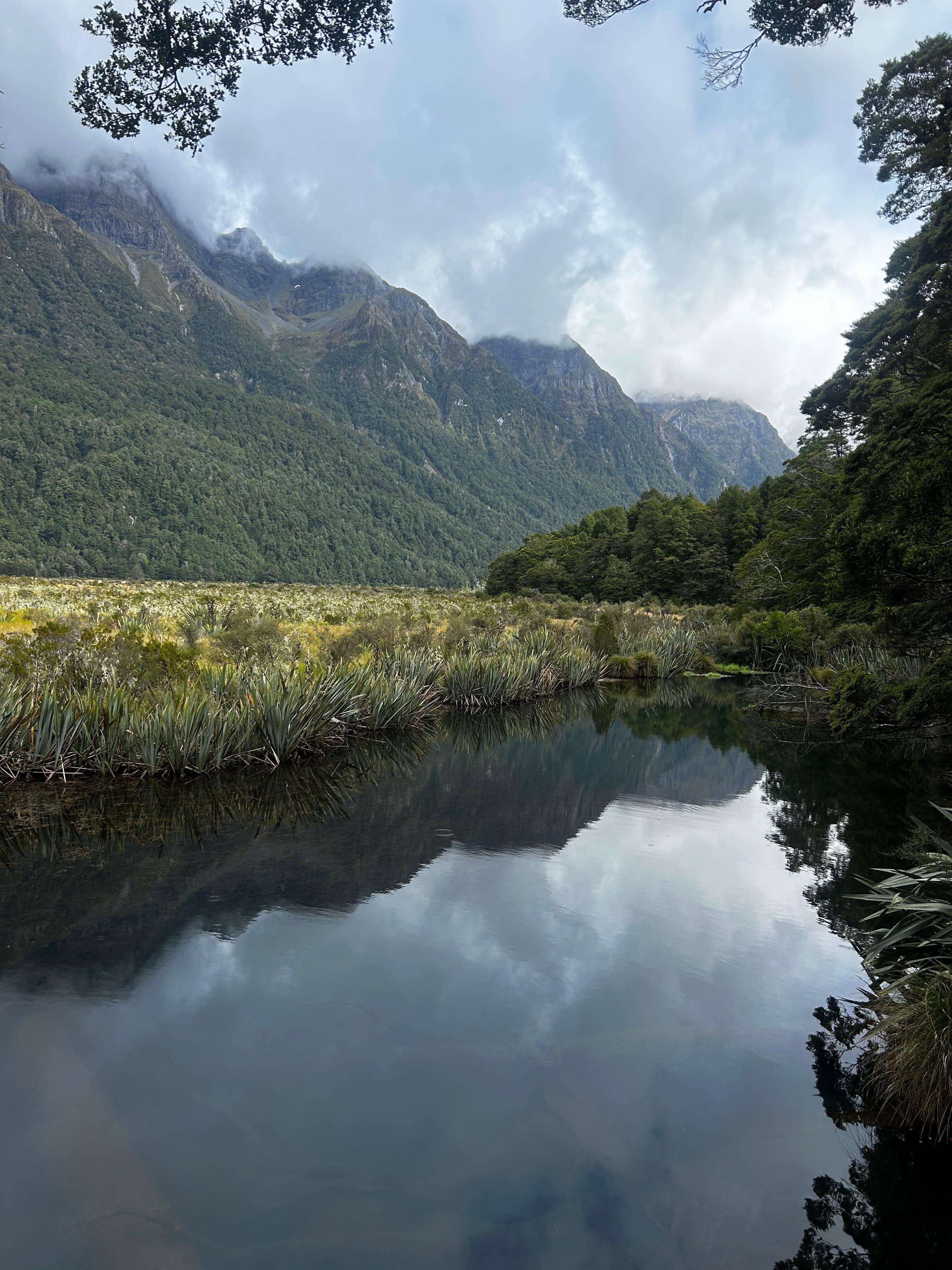 Mirror Lakes in Milford Sound