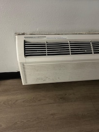 One location of dust build up