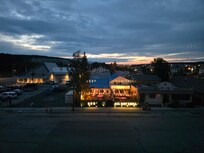 Evening view from. Room