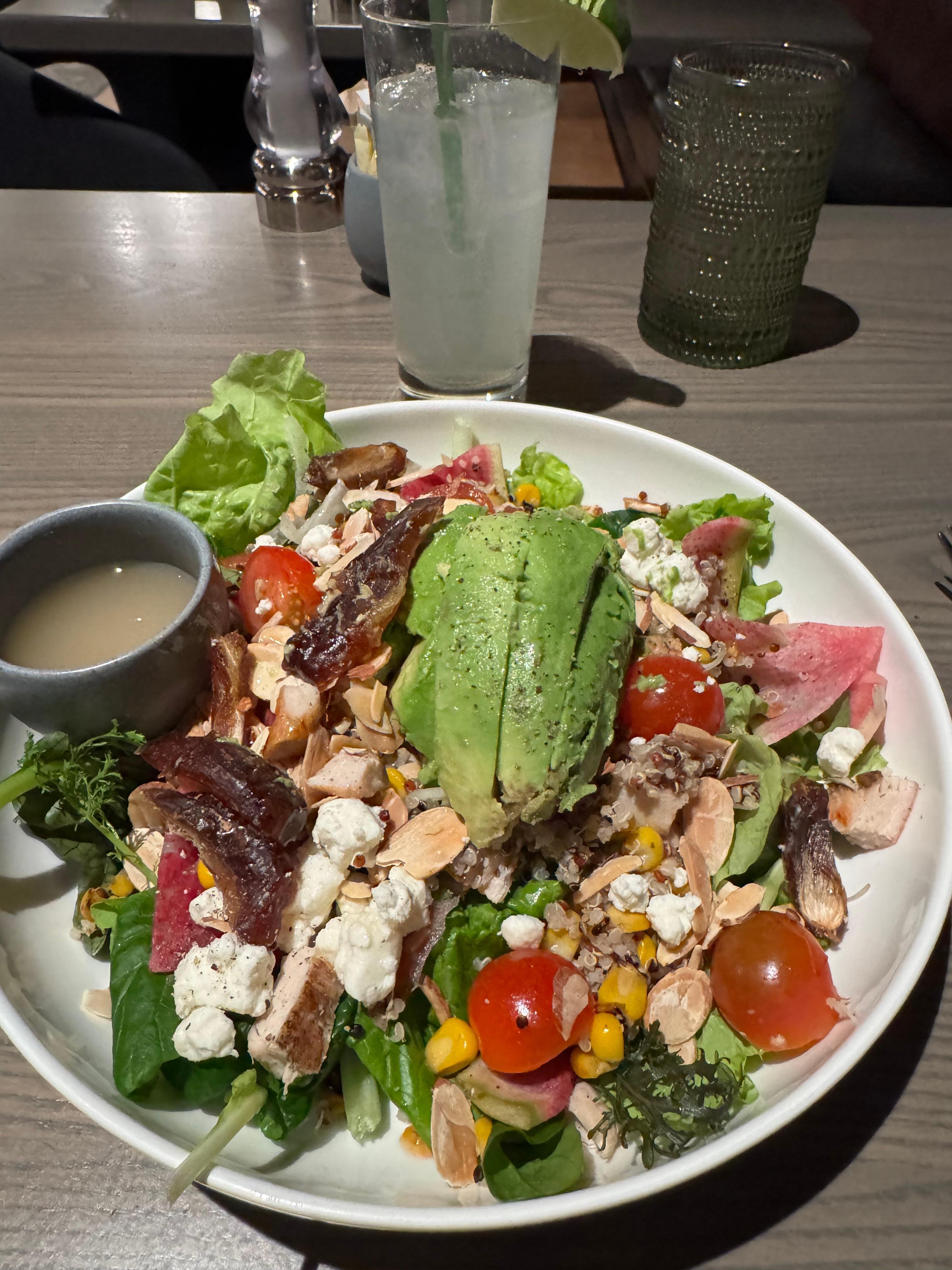 Chicken avocado salad