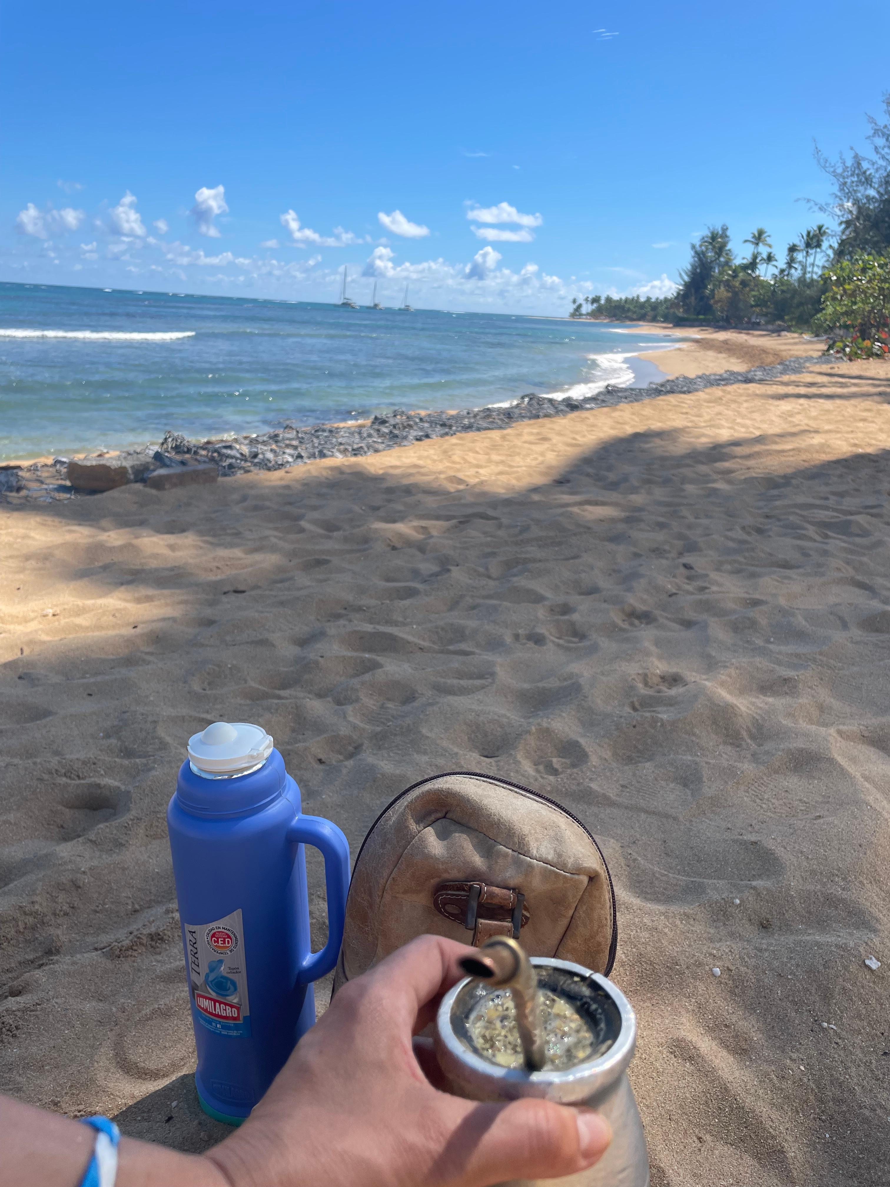 last day, beach access across the street