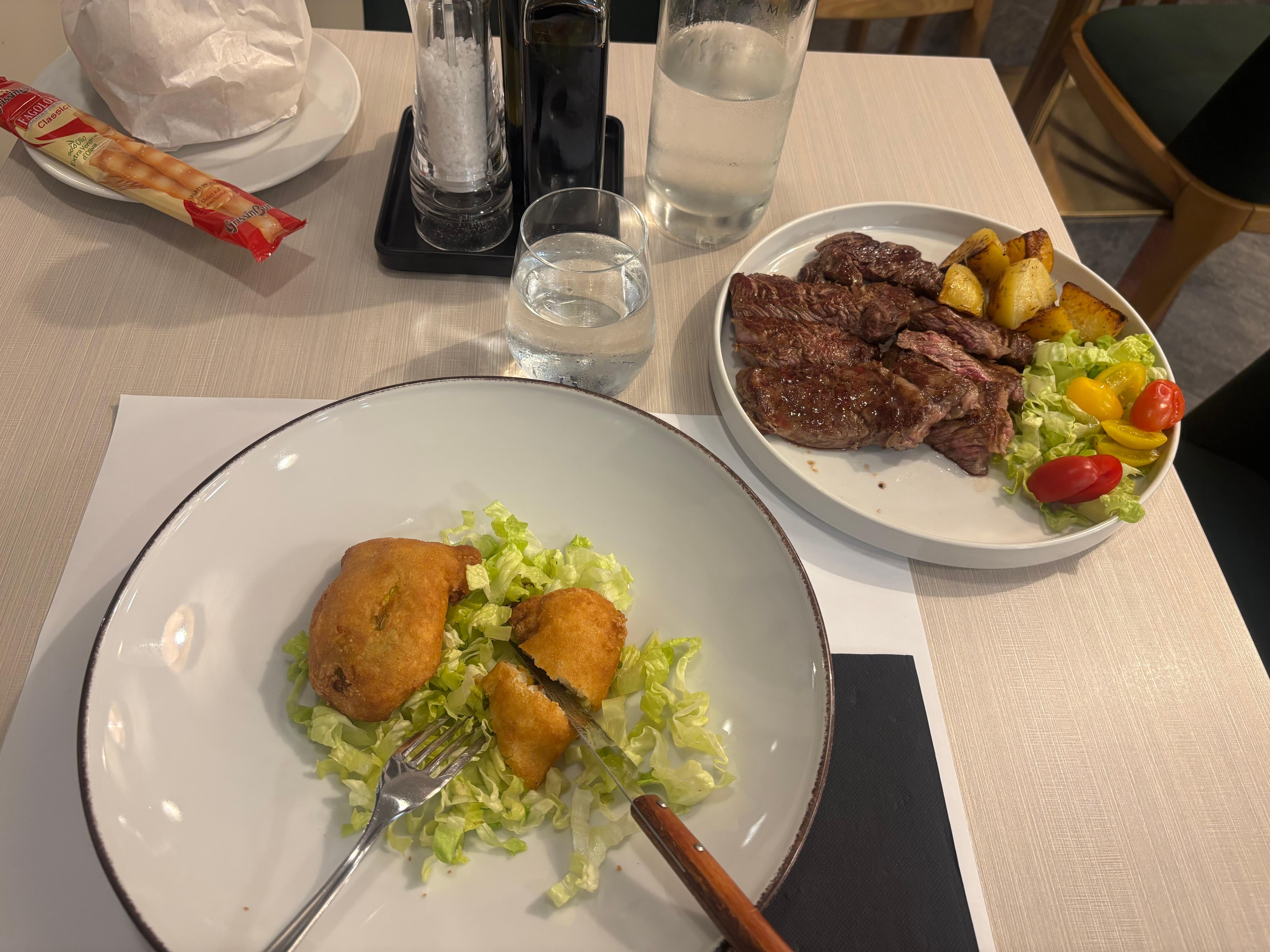 Steak prepared to perfection 