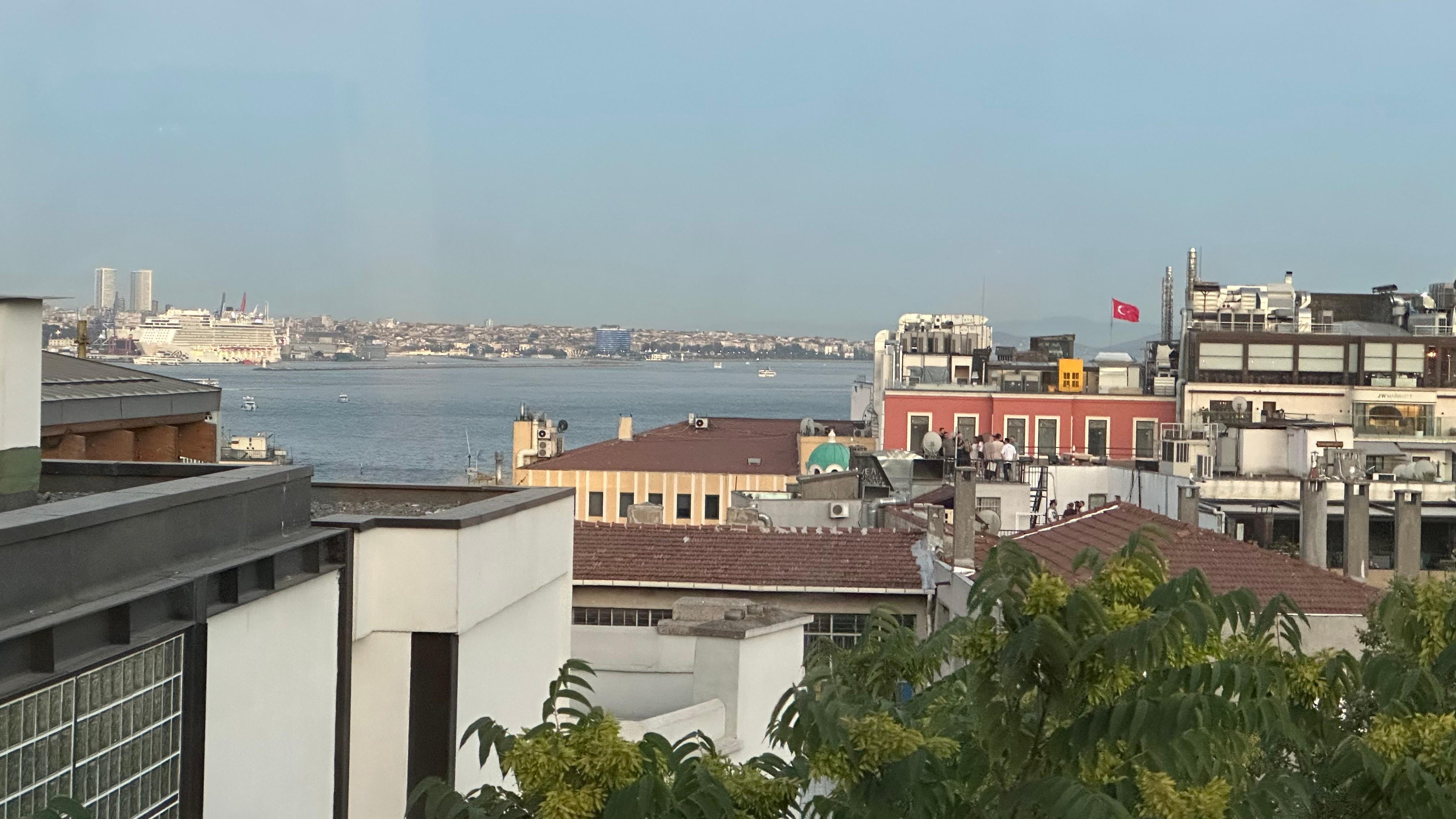 Sea view from the room
