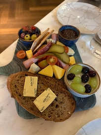 Antipasti platter. Really tasty.