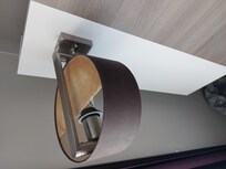 Vergilbter Lampenschirm