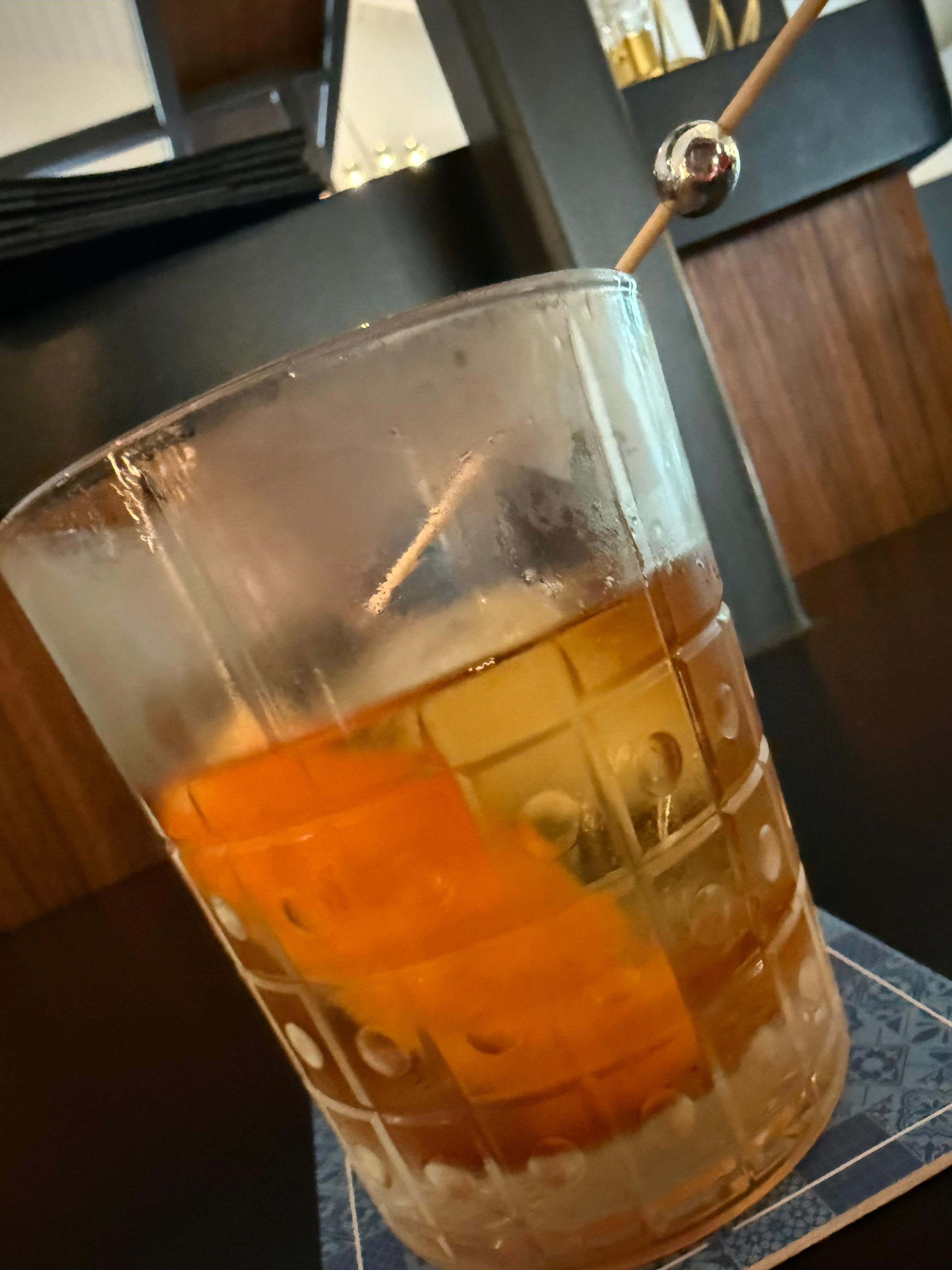 A cool drink after walking around a lot was nice. 