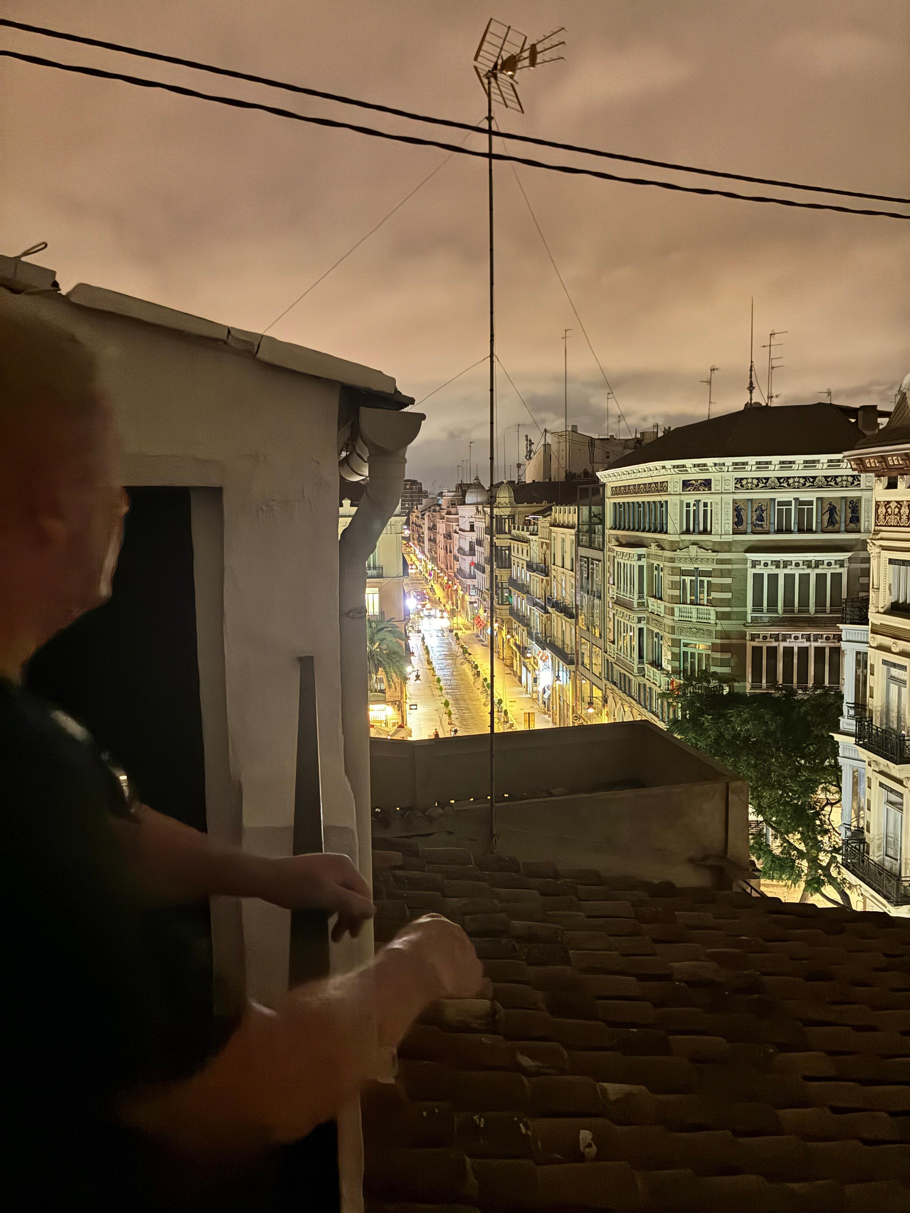 The view from terrace 