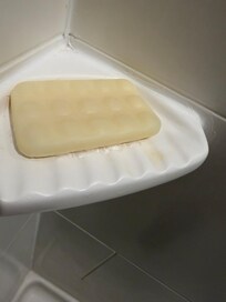 Used soap from previous guest