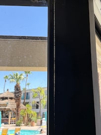 Sliding door didn’t seal correctly.