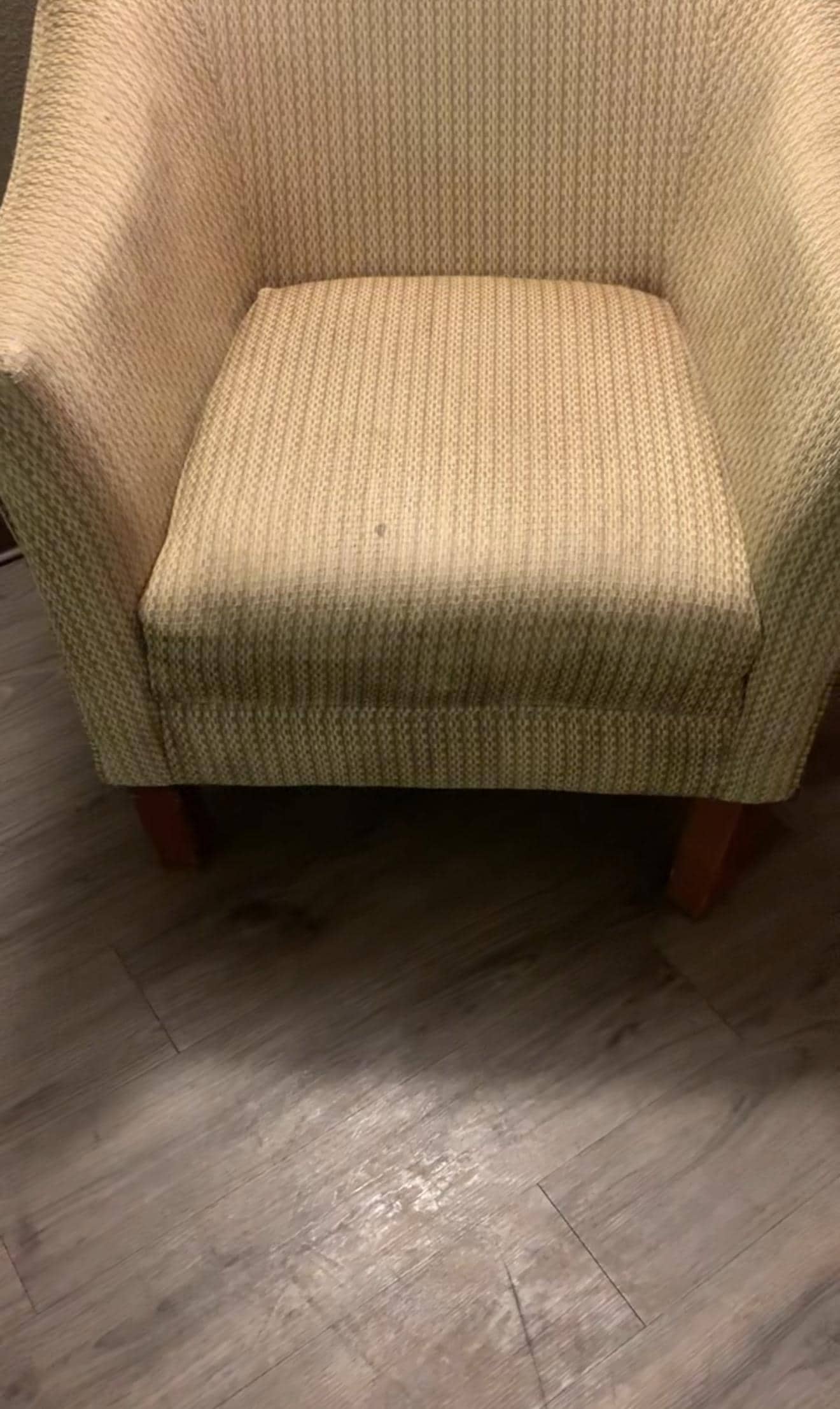 Chair was dirty and  nasty 