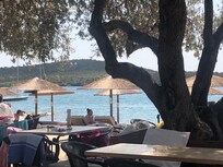 EXo le Bar restaurant de Giannis.
On a envie de passer son temps ici. Très bel endroit serveurs au top !
