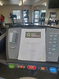 Treadmill out of order.