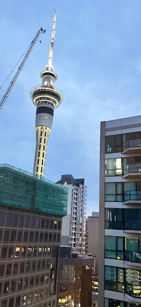 view from the room. Ignore the crane