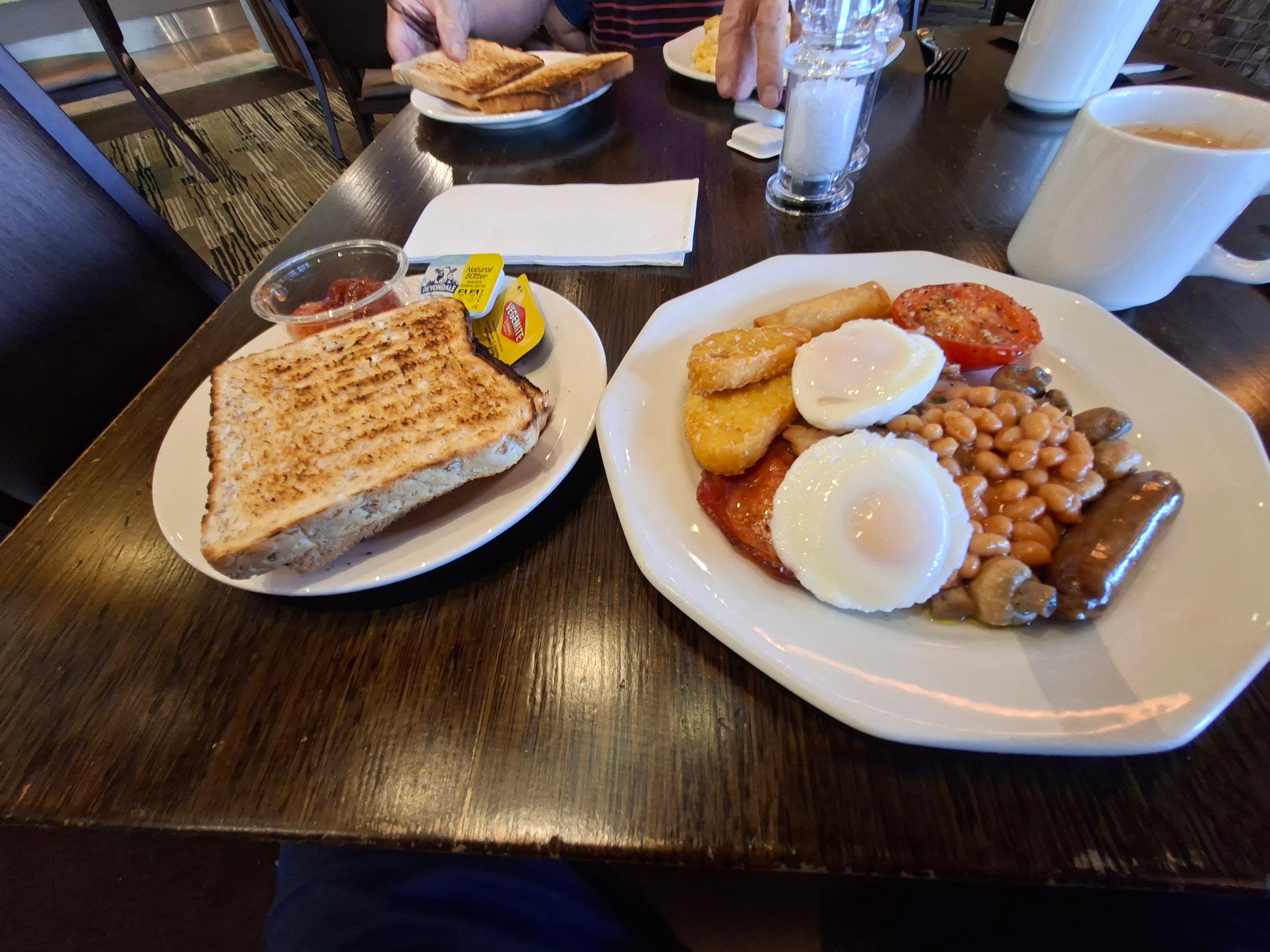 Some of the breakfast choices