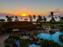 Sunset from the balcony