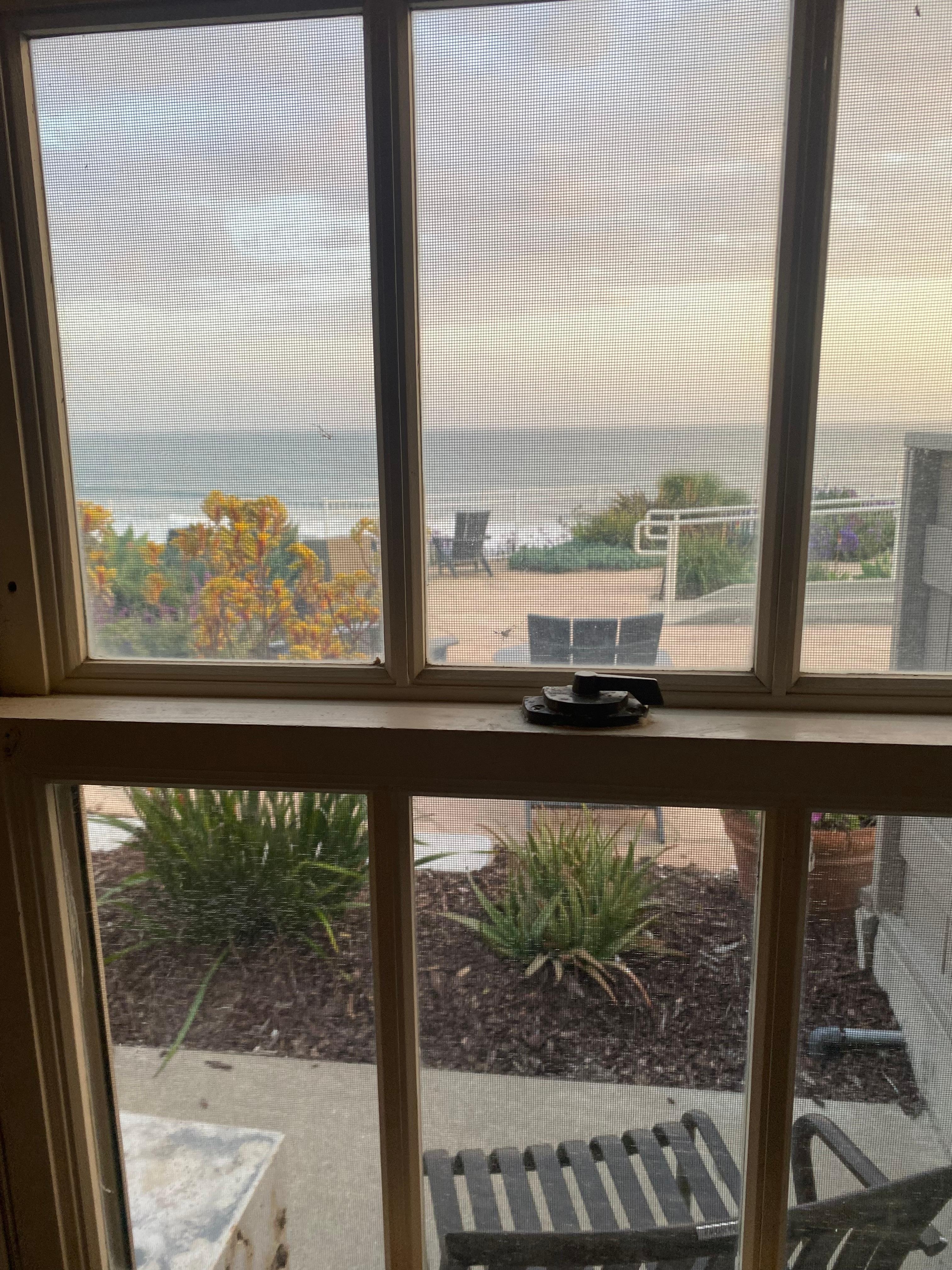 Out our room window