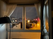 Another view of New Years fireworks.