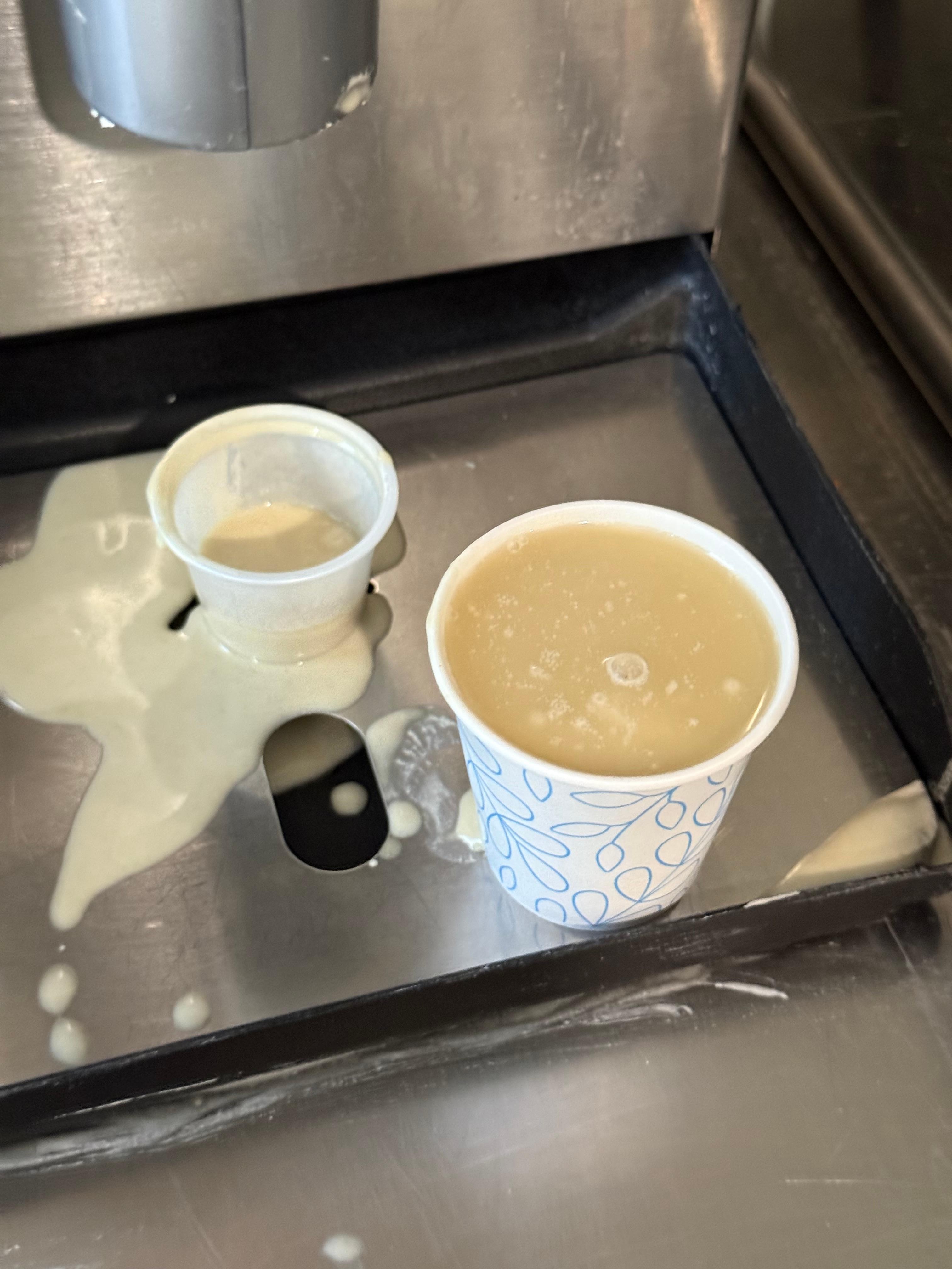 This was the breakfast waffle batter.