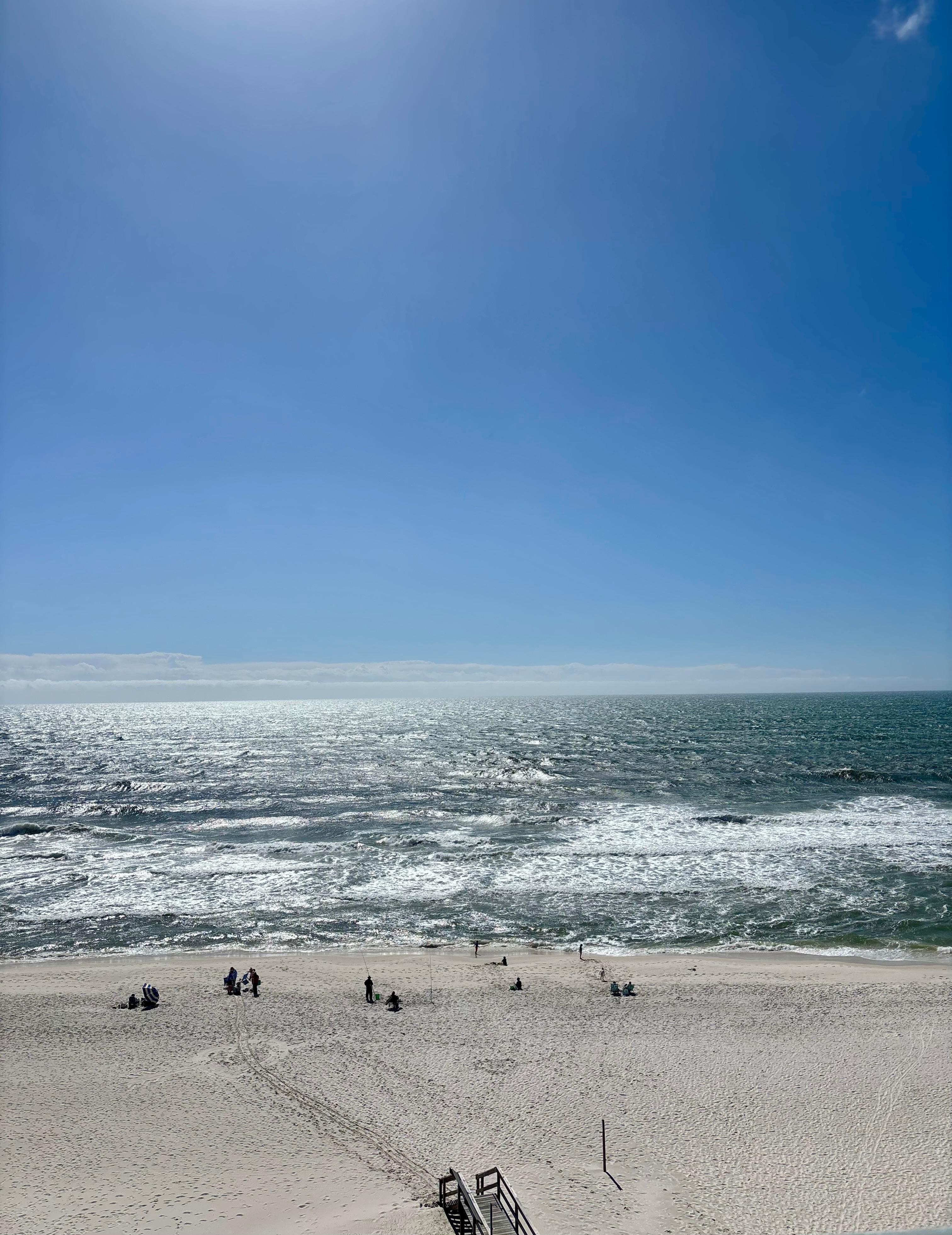 The view from the balcony! 