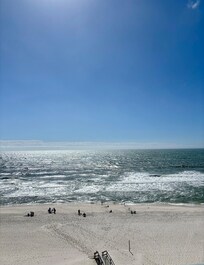 The view from the balcony!