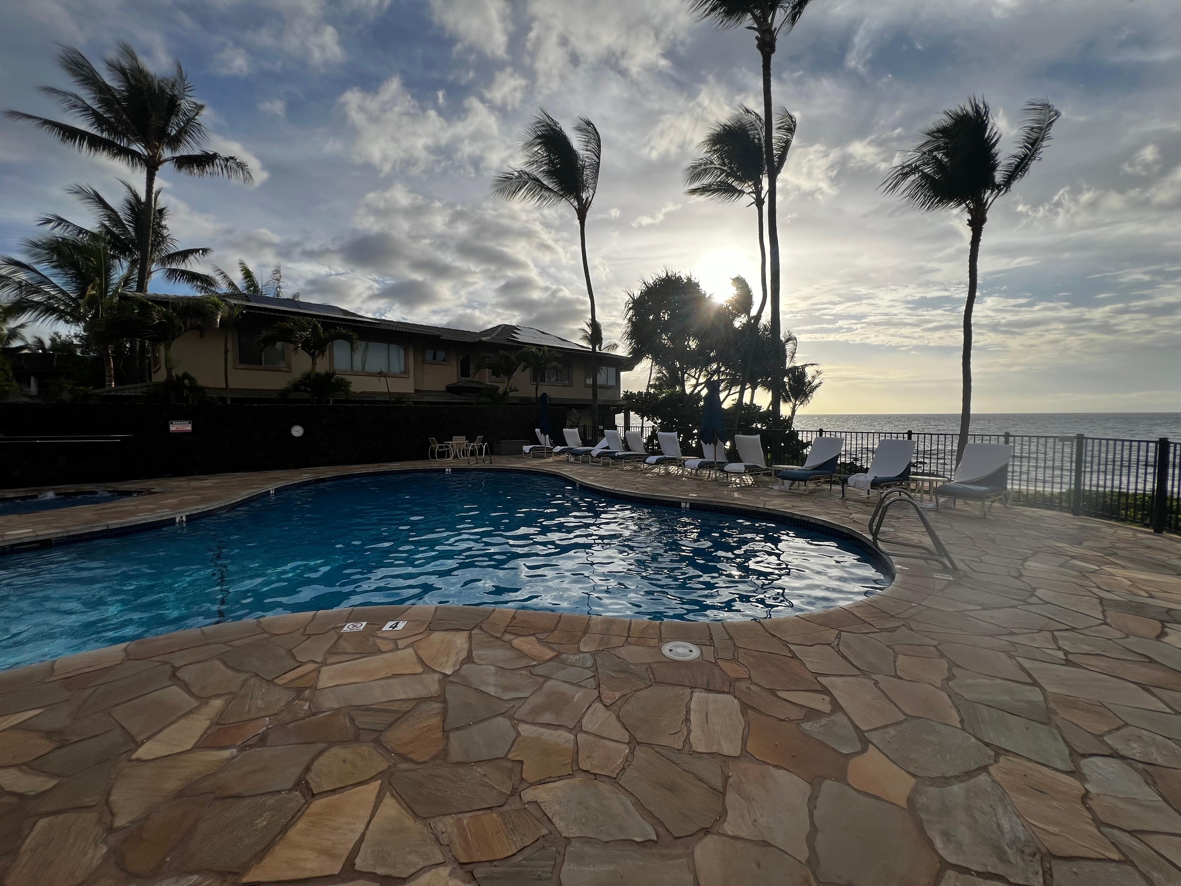 Nice clean quiet pool. 