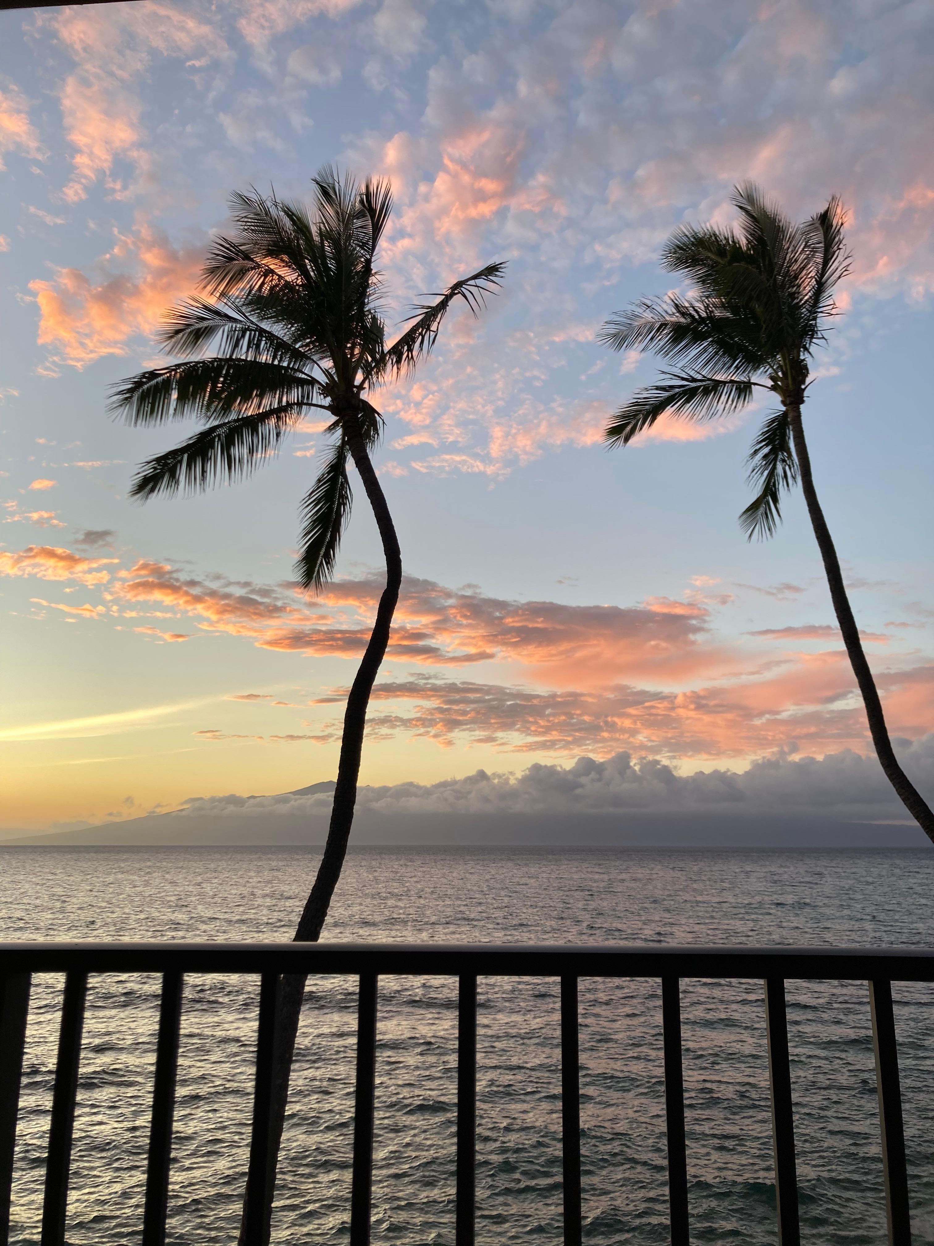 Maui at sunset