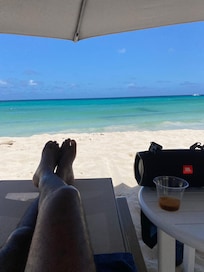 Beach at Hotel Le Roy