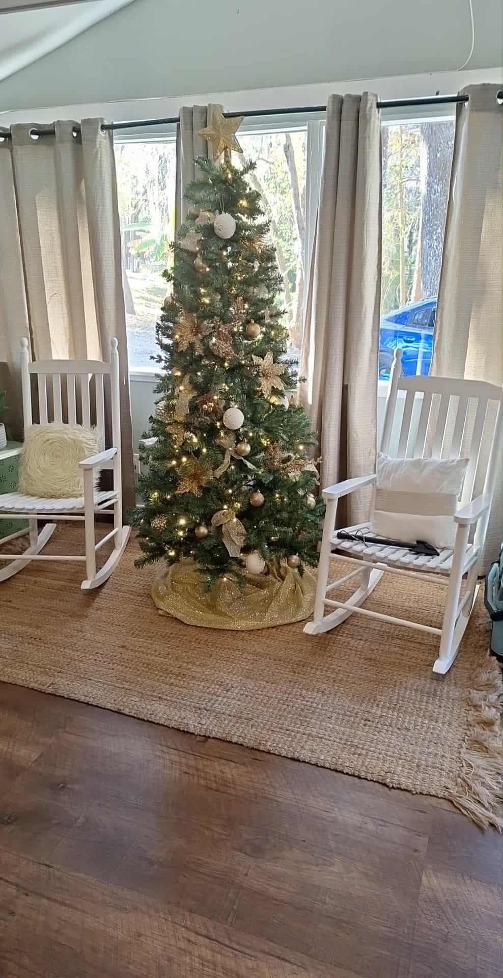 Decorated for the holidays 