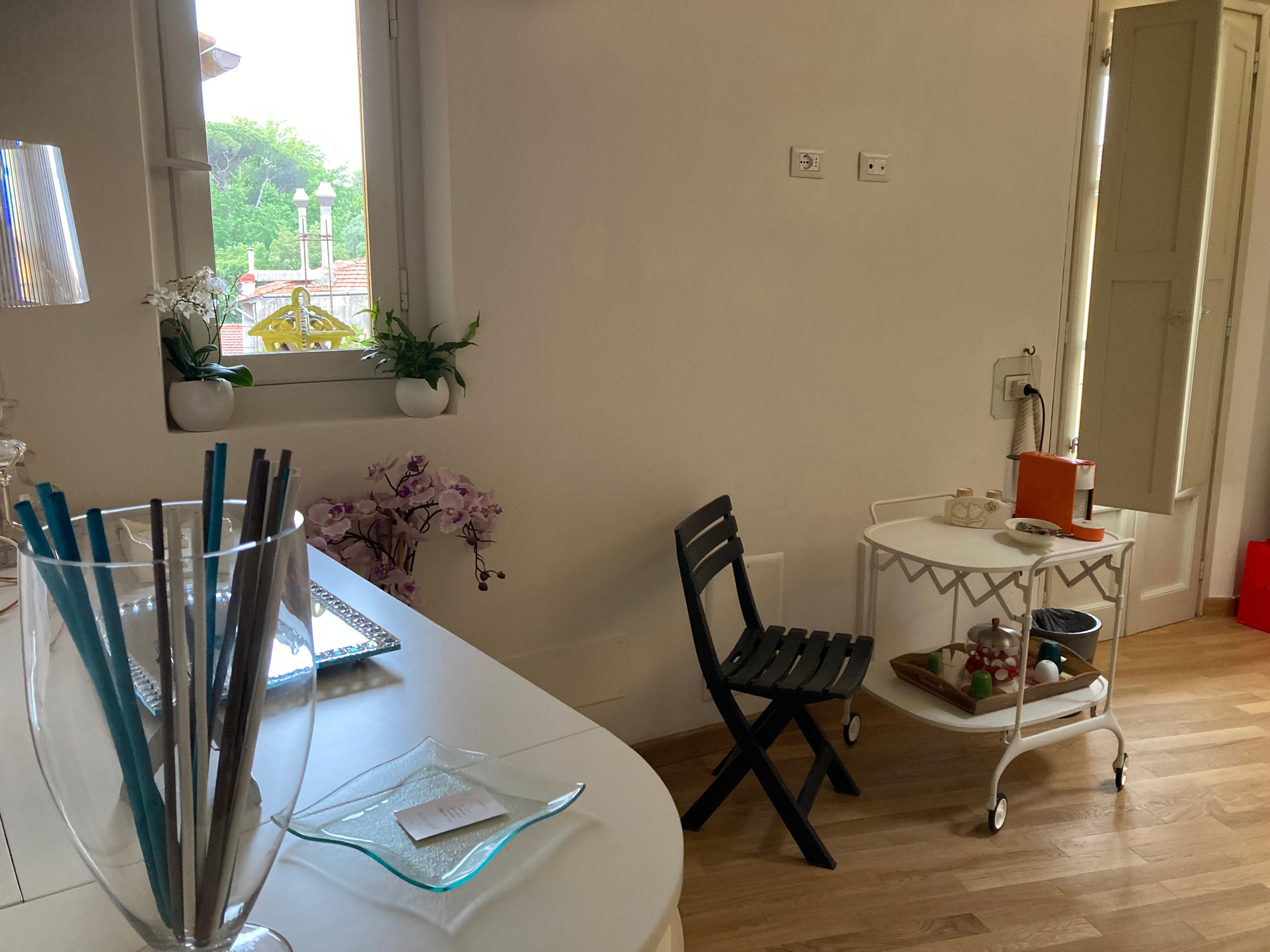 Coffee maker in separate room with snall balcony, no breakfast avilable