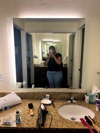 Right side of mirror