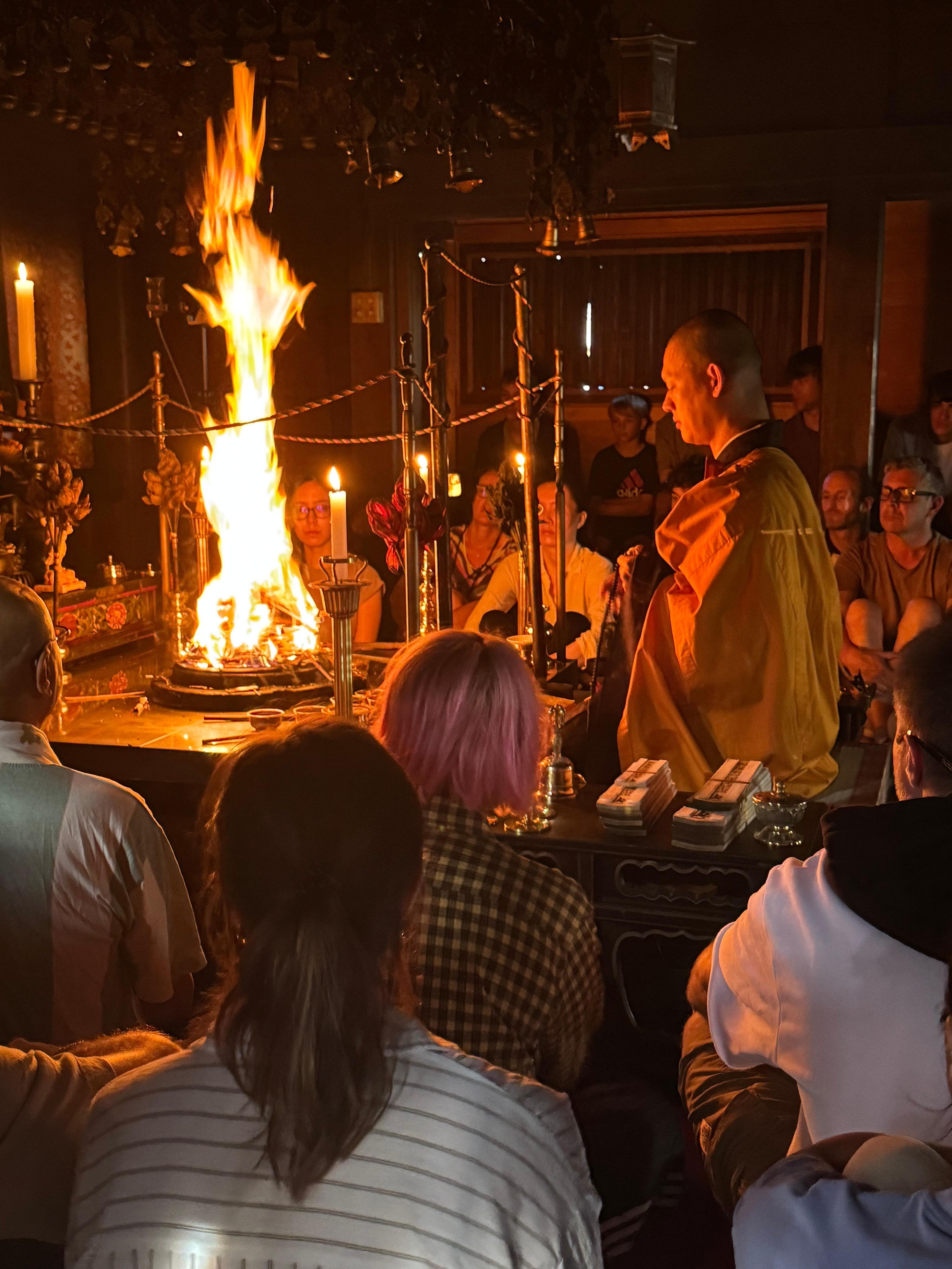 Goma fire ritual