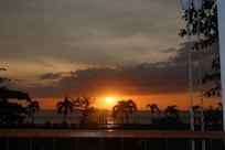 Sunset from veranda