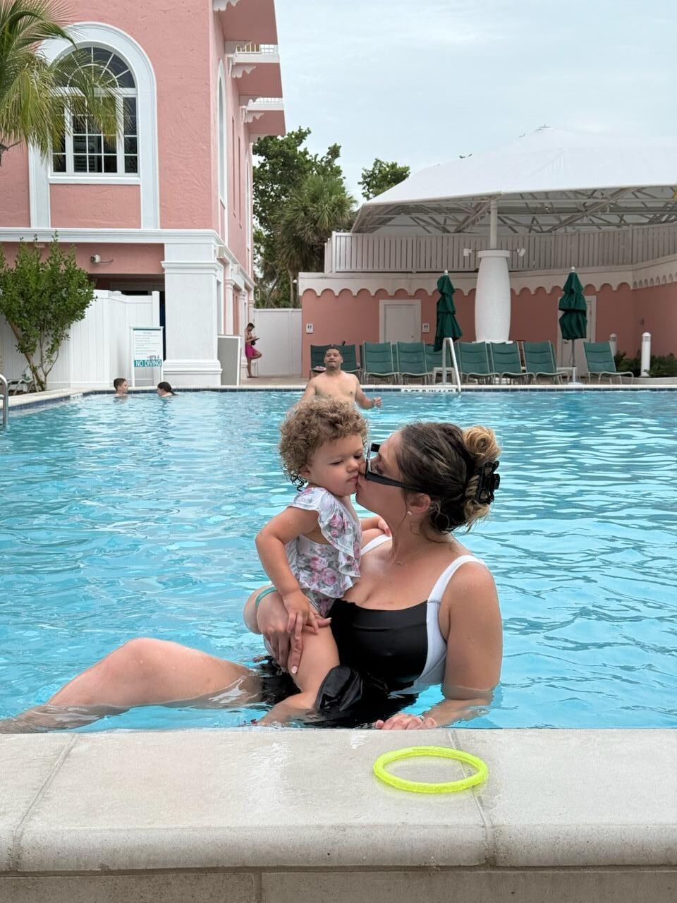 Pink Palace and the 3 of us ❤️
