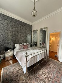 Second bedroom with attached bathroom.