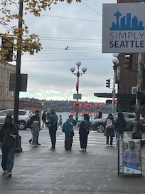 View from right in front of the hotel.