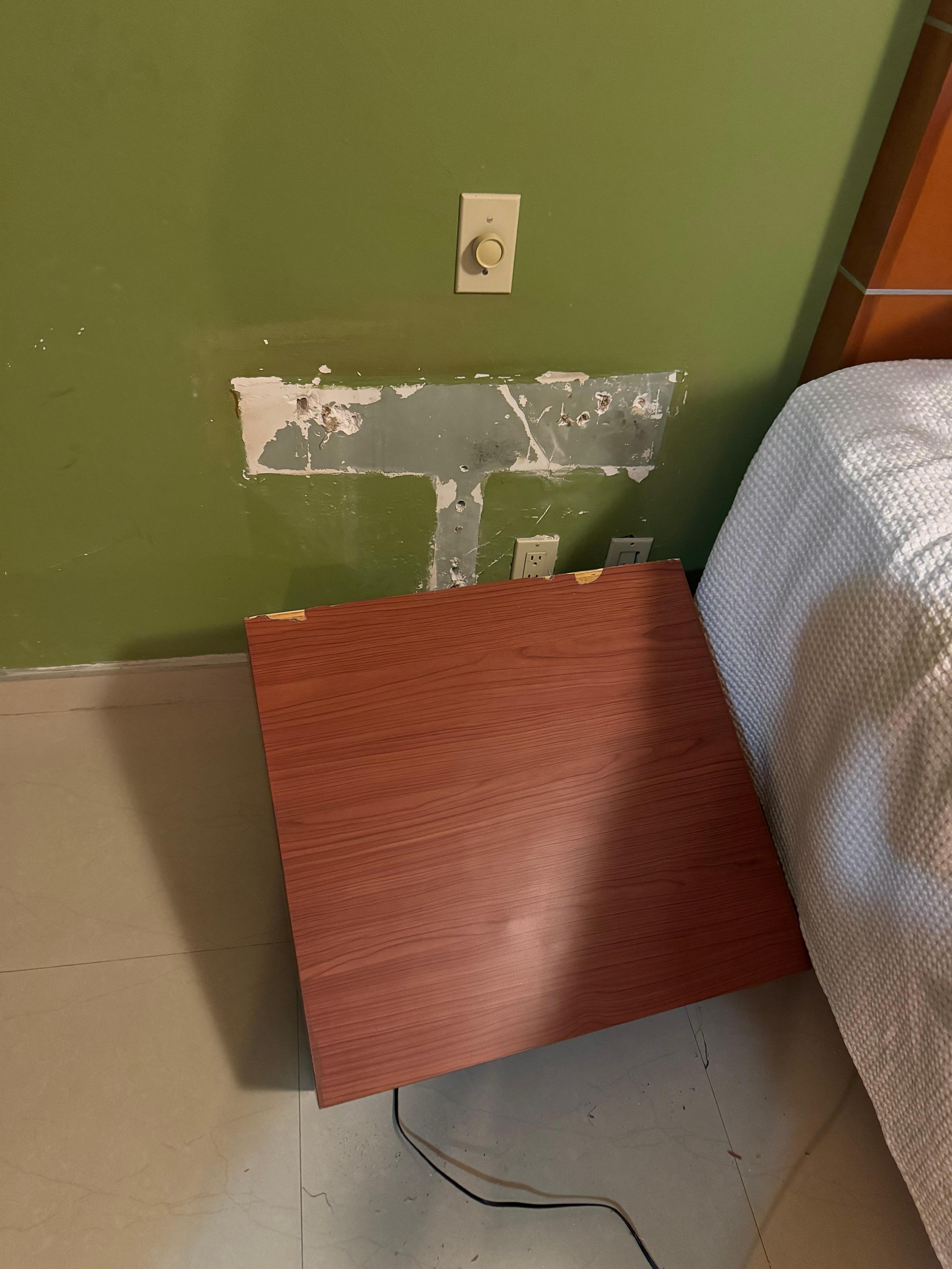 The fallen night stand