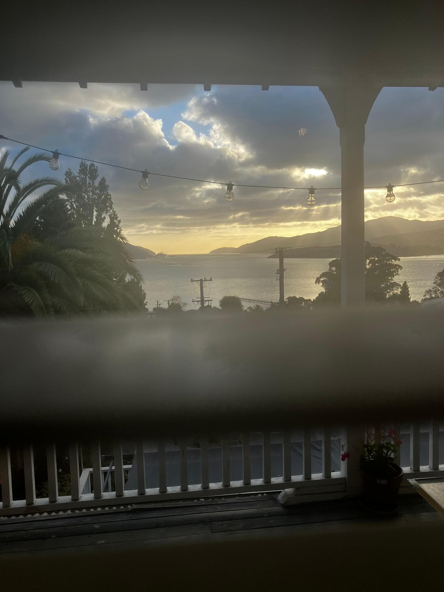 Dawn through the shutters