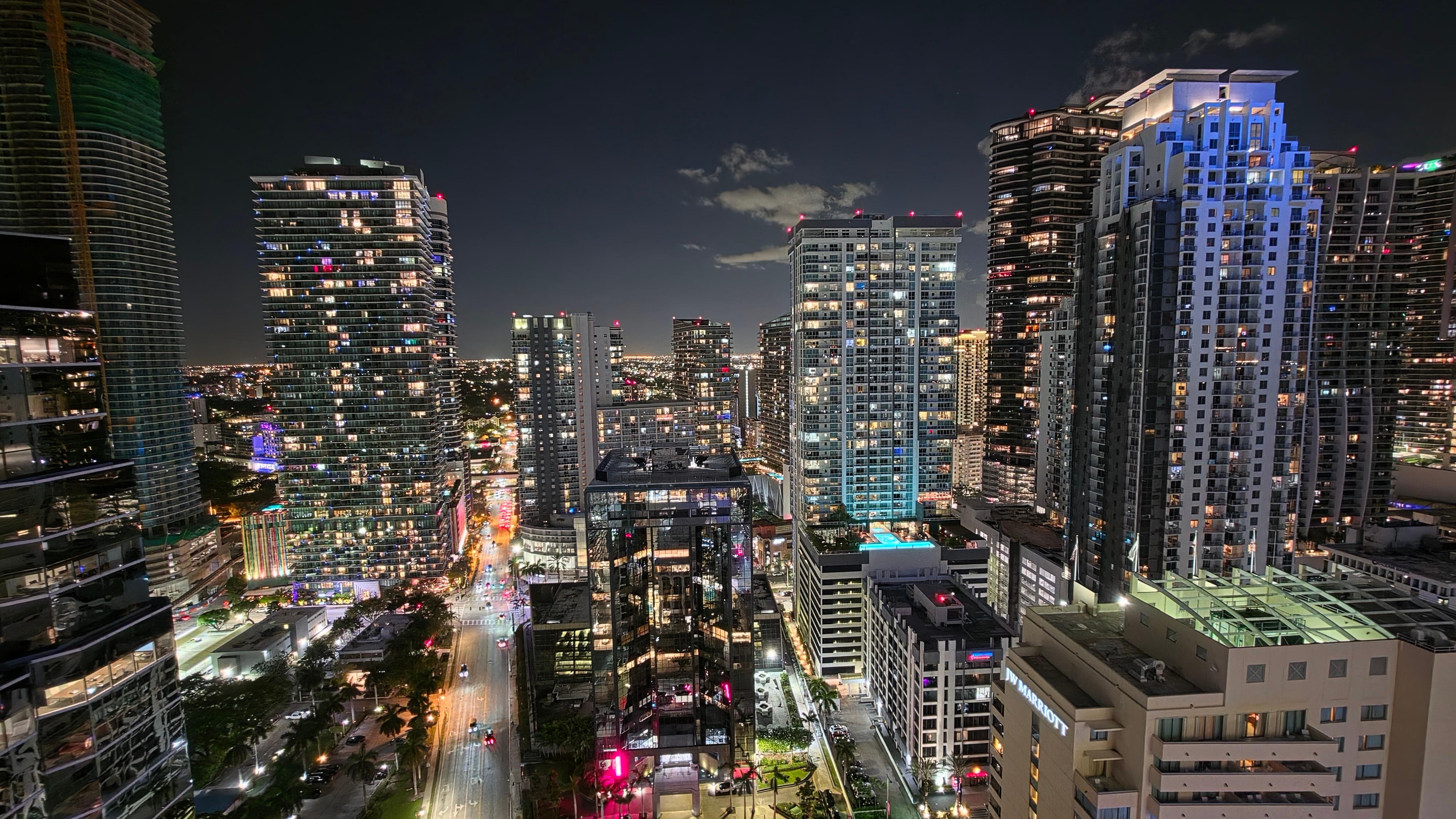 Relaxing on the balcony at night after a long day.