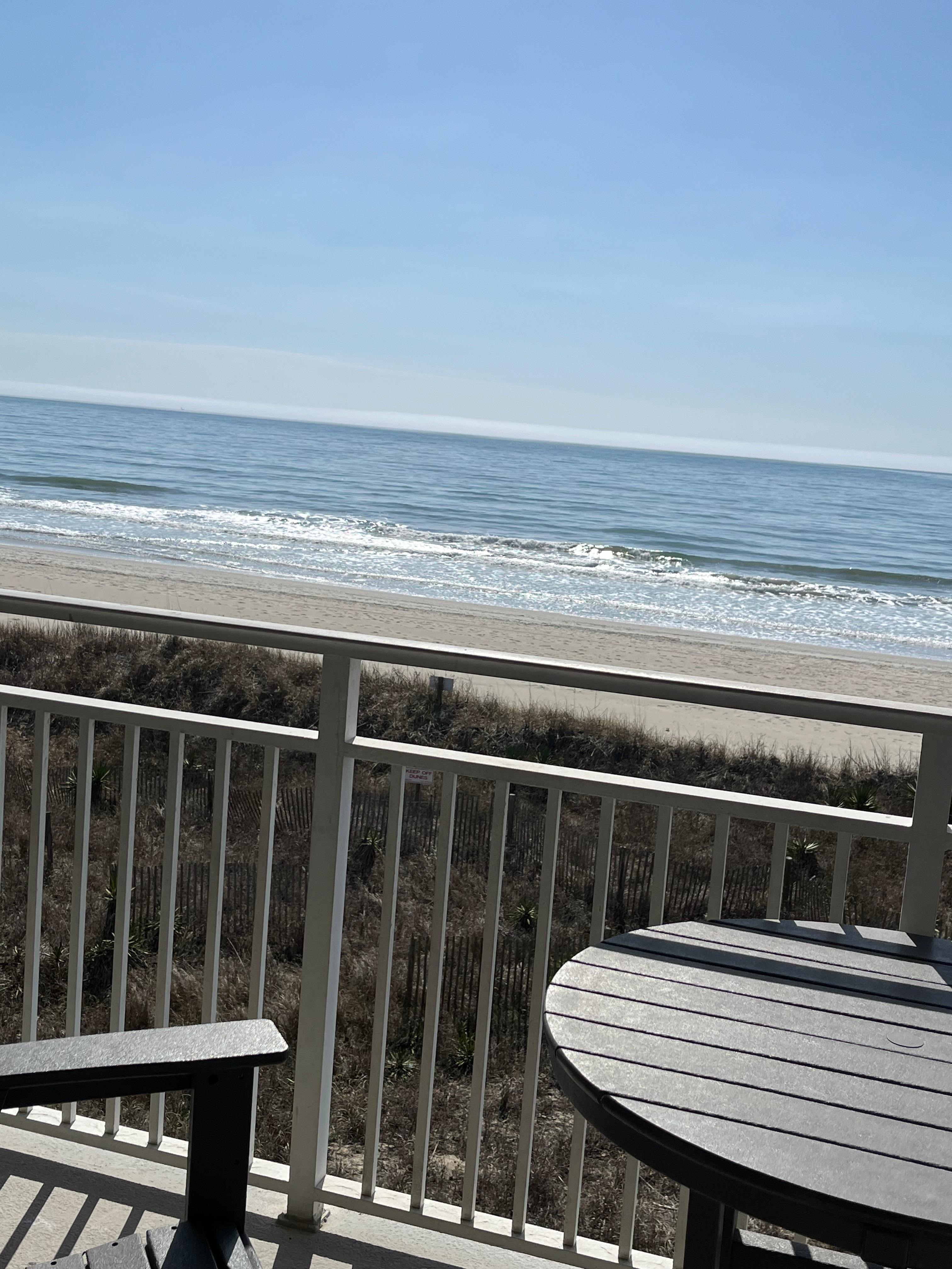 View completely unobstructed from the balcony