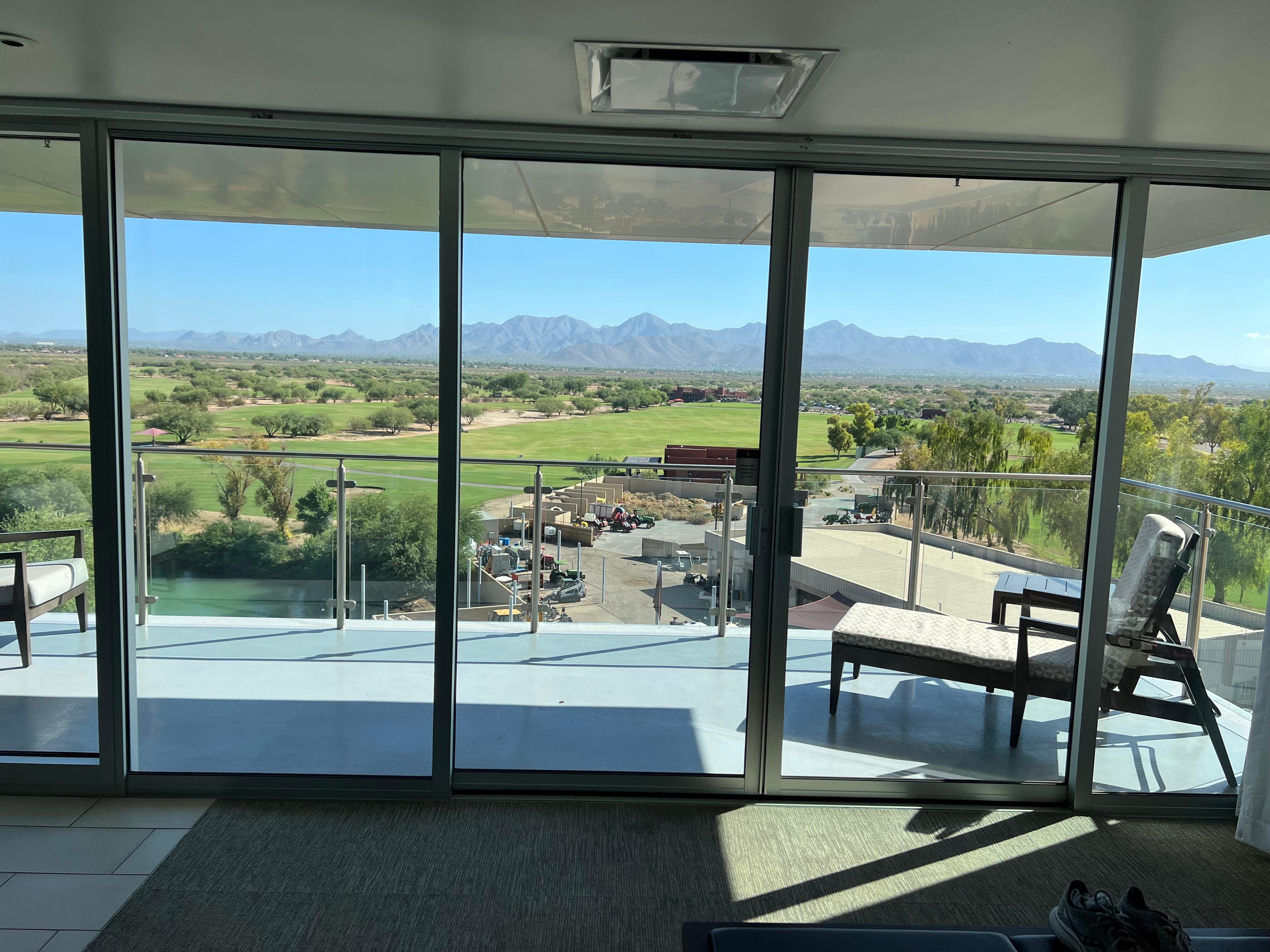 Our view from our suite.