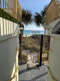 Steps away from the ocean