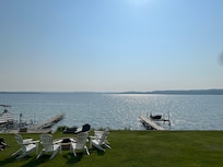 Lake view and firepit- super close to the deck/slider