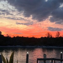 After sunset from the deck