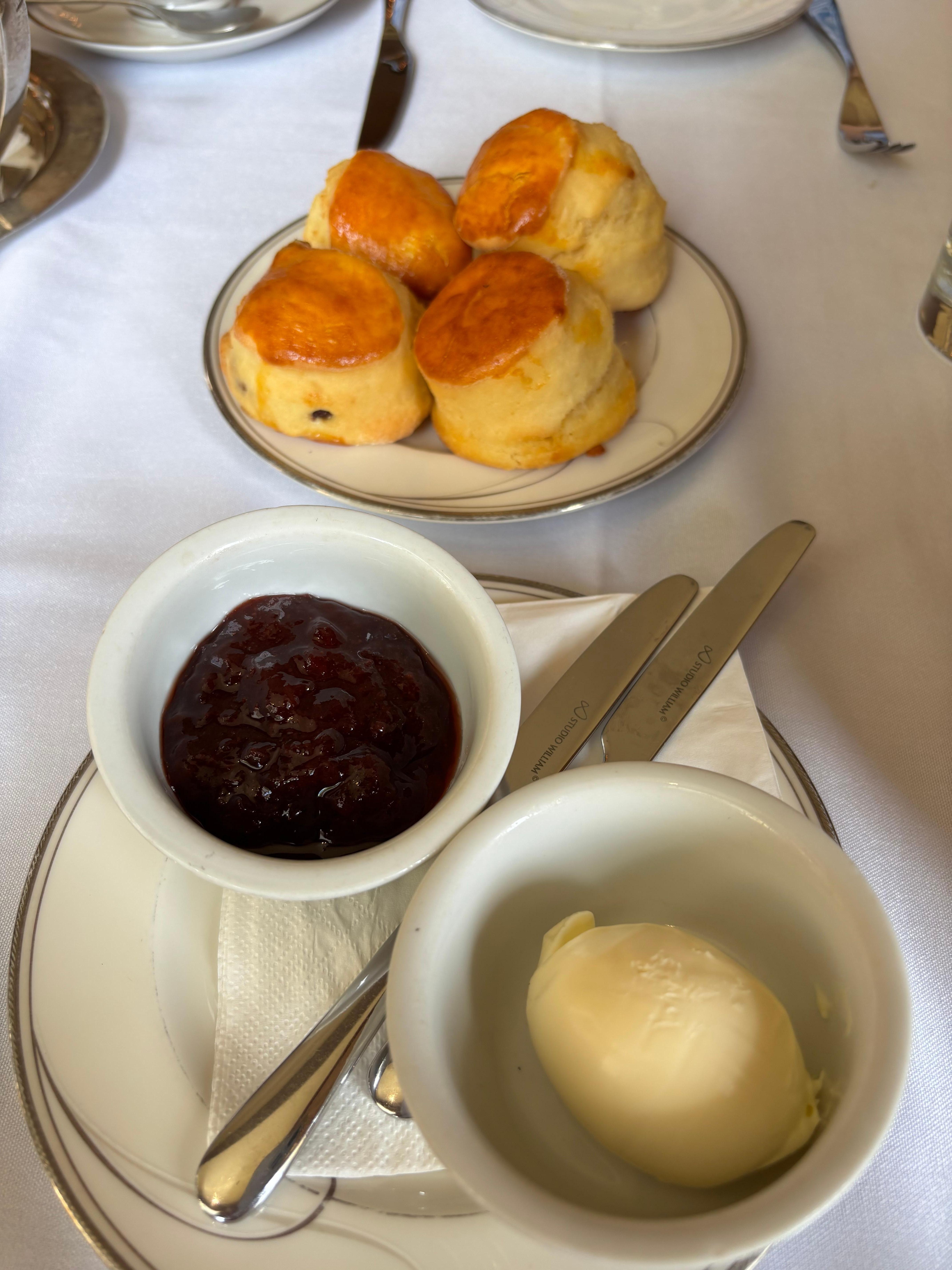 Scones were delicious 