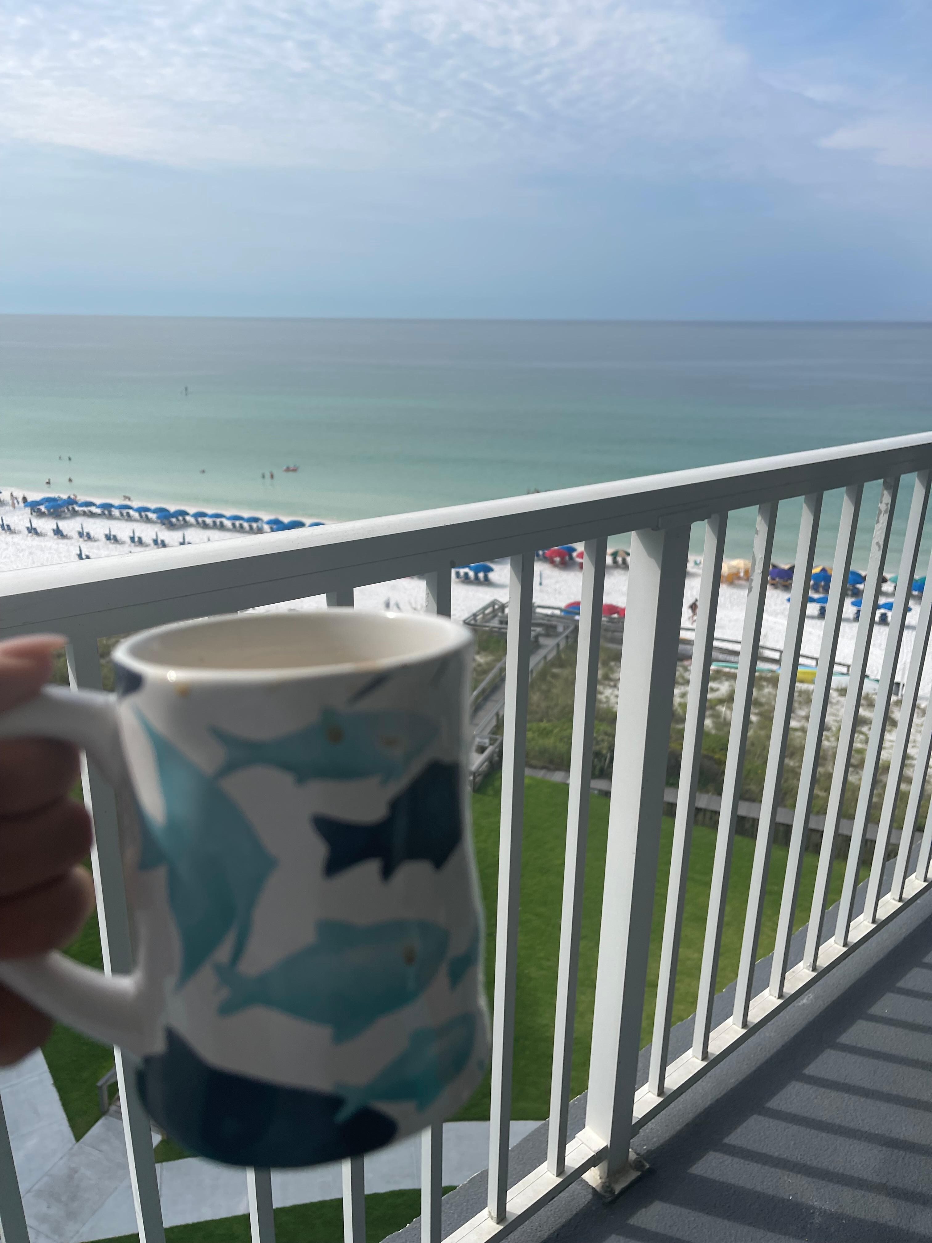 Perfect view for morning coffee!! 