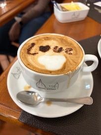 Chef makes delicious cappuccino