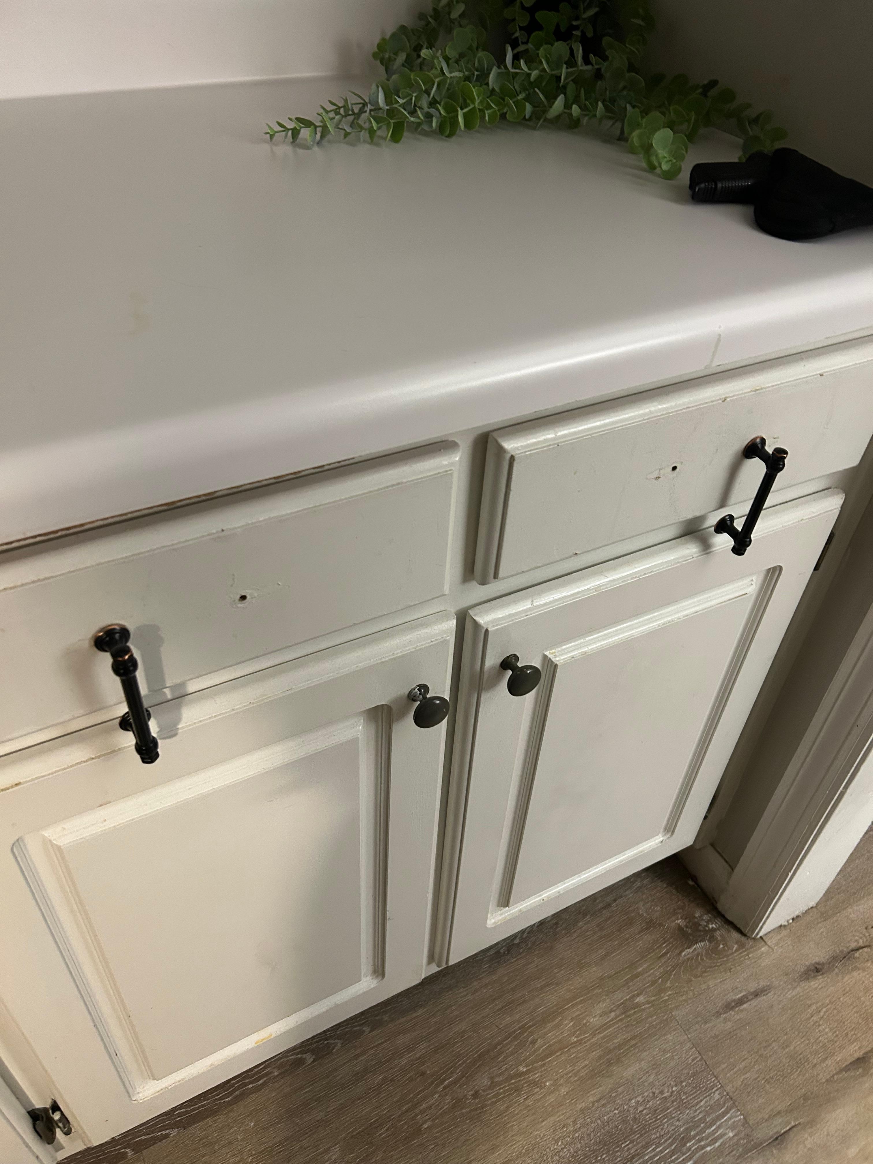 Broken handles and cabinet doors