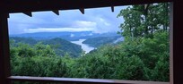 Loved watching the weather over the lake