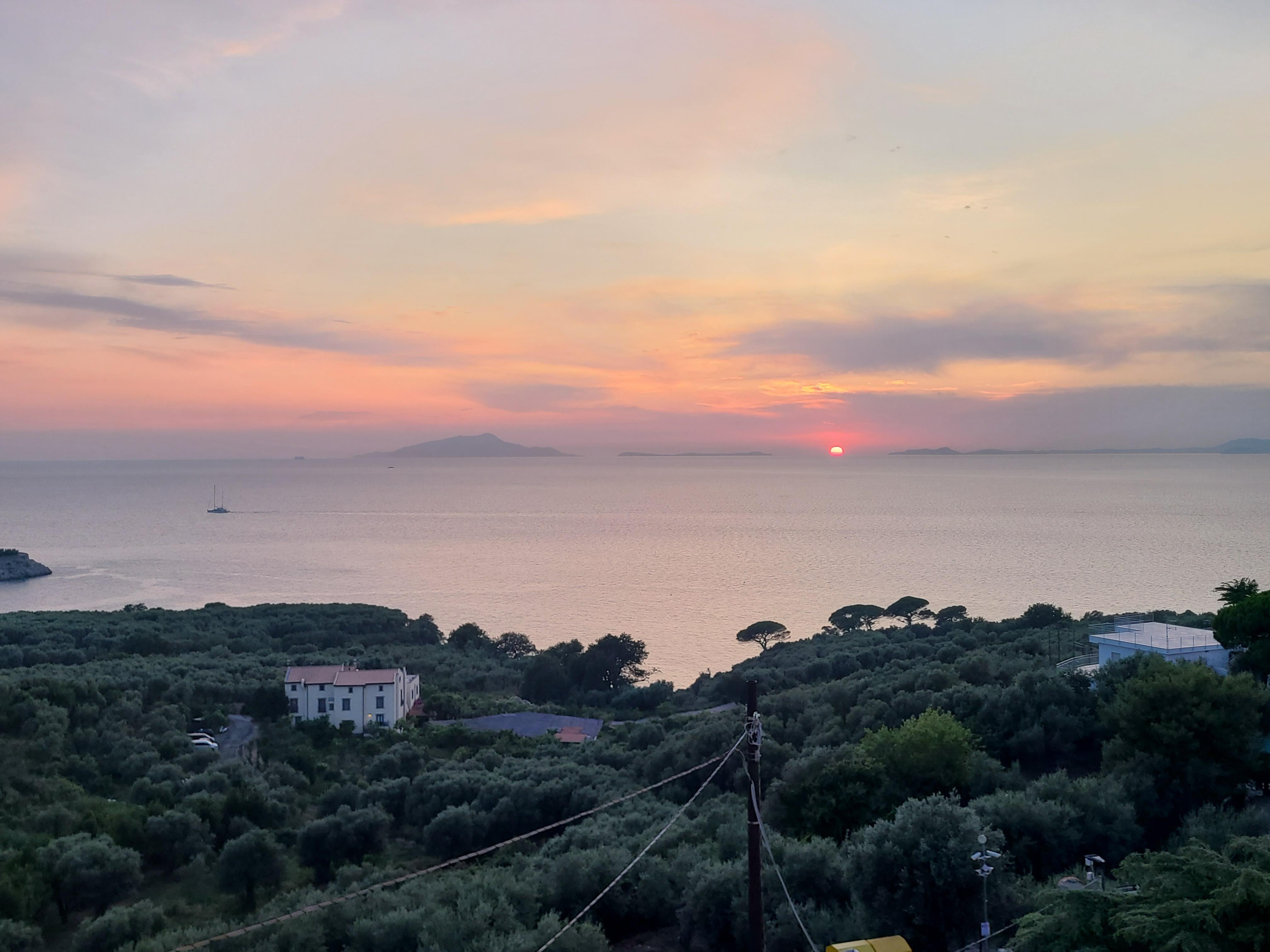 Sunset from our bedroom
