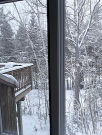 Beautiful snowy morning